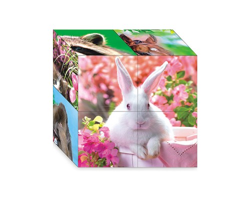 Кубики (4 куб) "Животные №1"