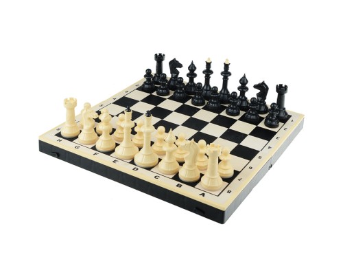 Шахматы "Айвенго"с доской (дерево+пластик 40/40 см)