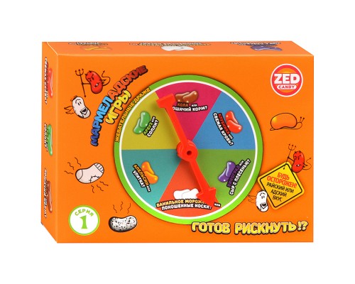 Мармеладские игры набор 1 серия, блок 1 шт. (120г х 24) ZED
