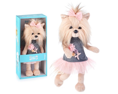 Lucky Yoyo: Чайная роза с каркасом 25, коробка 42см