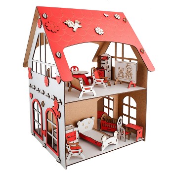 Домик "Машенька" с набором мебели и декора