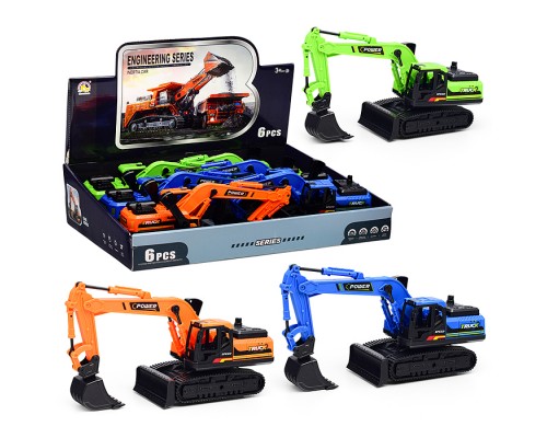 Экскаватор "Строитель" в коробке