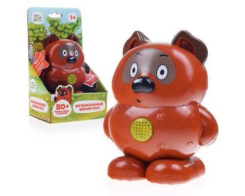 Музыкальный Винни-Пух "Союзмультфильм" ( 50 песен, фраз героев, звуков. свет) на бат. в коробке