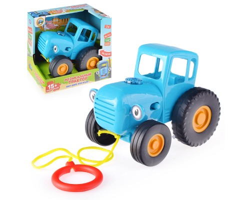 Каталка "Синий трактор" 15+ песен и звуков, свет,