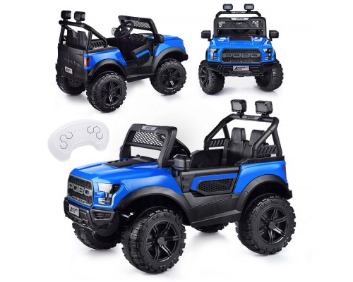 Электромобиль "Круиз" на аккумуляторе, с р/у управлением, в коробке (синий)