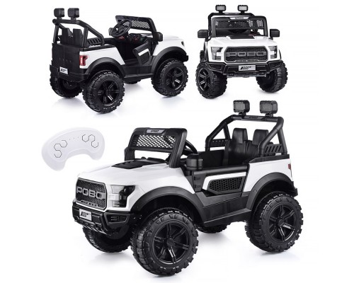 Электромобиль "Круиз" на аккумуляторе, с р/у управлением, в коробке (белый)