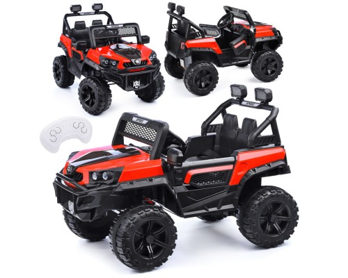 Электромобиль "Фиджи" на аккумуляторе, с р/у управлением, 12V4.5 двухприводный (красный)