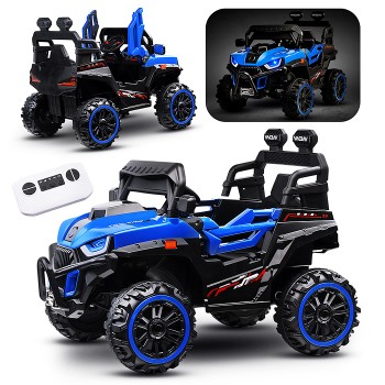 Электромобиль "Багги" с р/у управлением, четырехколесный (синий)