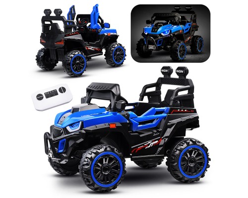 Электромобиль "Багги" с р/у управлением, четырехколесный (синий)