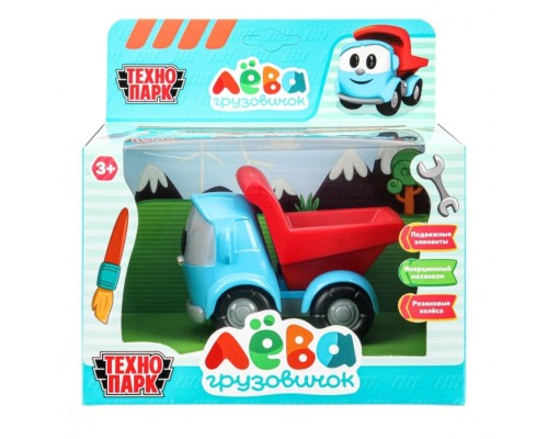 Машина металл Грузовичок Лева 11 см, (багажник) инерц., в коробке