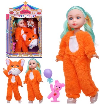 Кукла "Белла" в костюме лисички, в коробке