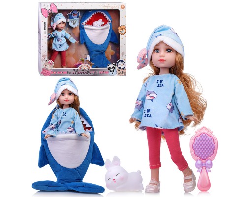 Кукла "Николь" в костюме акулы, в коробке