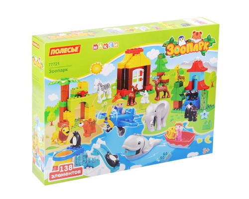 Конструктор "Макси" - "Зоопарк" (138 элементов)
