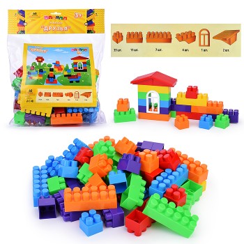 Игрушка-конструктор детский, набор "Друзья", 60 деталей