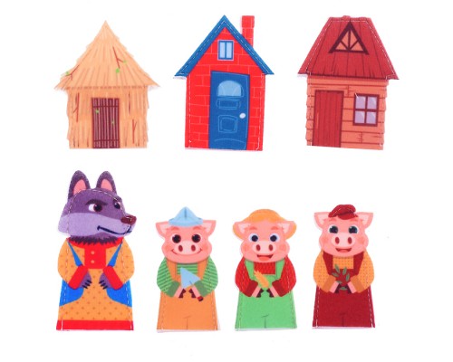 Пальчиковый театр "Три поросенка"