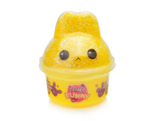 Игрушка для детей "Funny Slime", слайм с вложениями, зайка