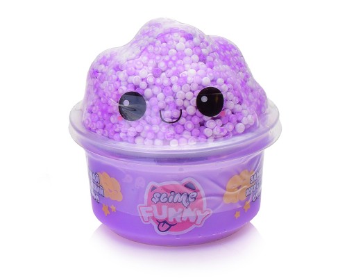 Игрушка для детей "Funny Slime", слайм с вложениями, облачко