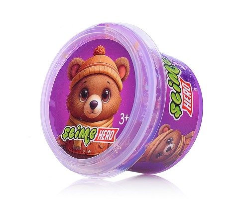 Слайм "Hero" Мишка фиолетовый