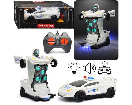 Машина "Робо полиция" р/у, 27 MHz, в коробке