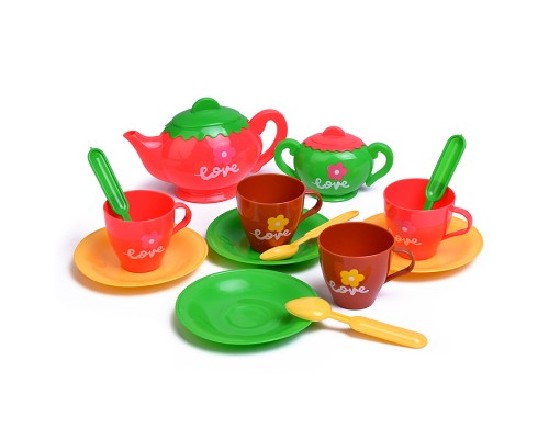 Набор посуды "Радуга" в пакете