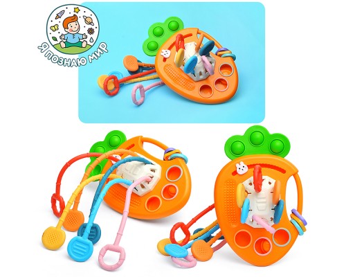 Игрушка развивающая "Морковка" в пакете