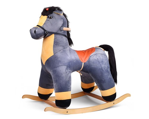 Качалка Конь Чикаго, музыкальная