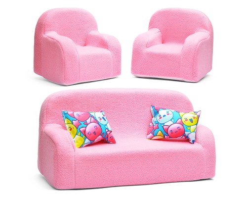 Мягкая мебель для куклы: Диван+2кресла