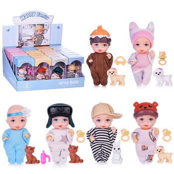 Пупс "Сашенька" с аксессурами, в коробке