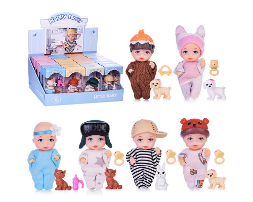 Пупс "Сашенька" с аксессурами, в коробке