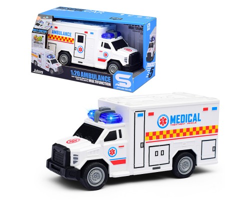 Машина "Реанимация" 1:20 (свет, звук) в коробке