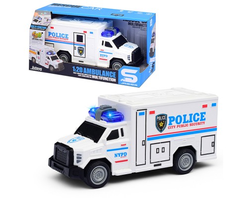 Машина "Полиция" 1:20 (свет, звук) в коробке