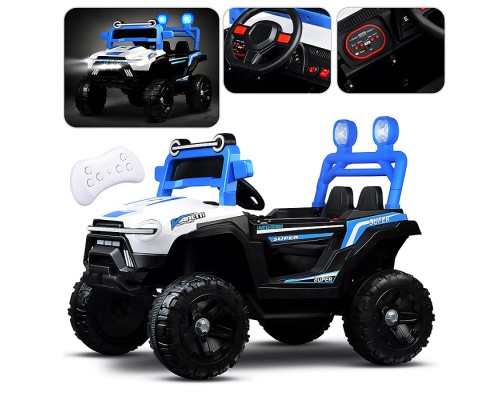 Электромобиль "Дорожный патруль" на аккумуляторе, в коробке (синий)