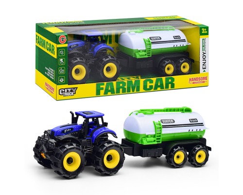 Трактор "Фермерский" с цистерной, в коробке