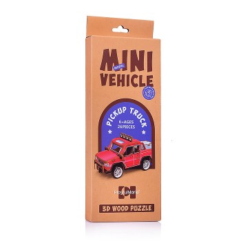 Конструктор дерев. 3Д "Пикап" (26 дет.)