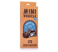 Конструктор дерев.  3Д "Полицейский авто" (22 дет.)