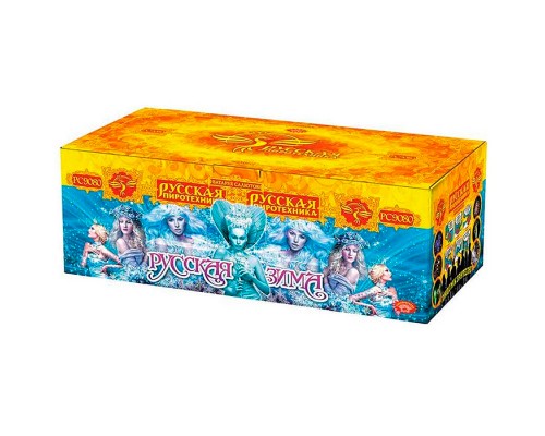 Батарея салютов "Русская зима" (0,8"-1"-1,2" х 136 залп.) * в кор. 1 шт. Срок до 01.04.27