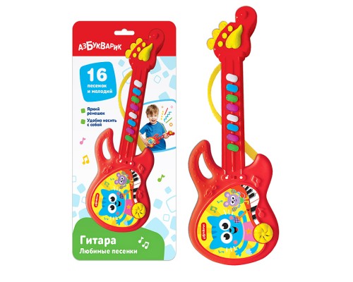 Гитара "Любимые песенки" Красная