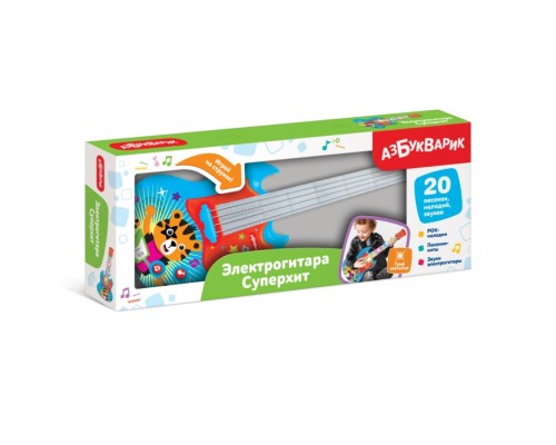 Электрогитара Суперхит Голубая