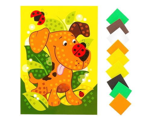 Мягкая мозаика. Большой набор "Собачка"