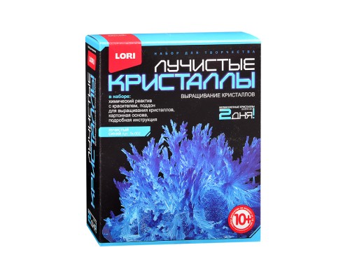 Лучистые кристаллы "Синий кристалл"