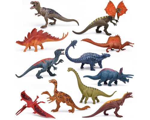 Набор животных "Мир динозавров" в коробке