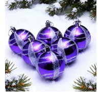 Набор шаров "Розовый опал" (6см) в коробке