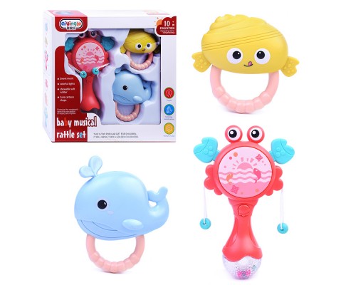 Набор погремушек "Веселое детство" в коробке