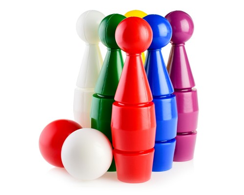 Игрушка "Кегли с шарами " (сетка)