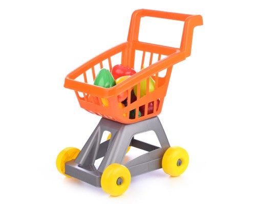 Игровой набор "Это полезно!" овощи и фрукты в тележке для супермаркета