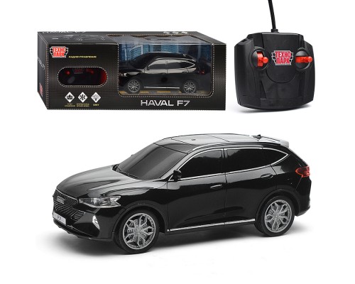 Машина р/у Haval f7, свет, 19 см, черн, в коробке
