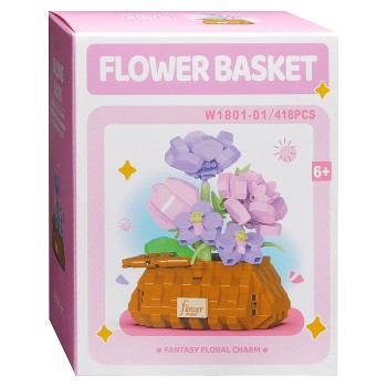 Конструктор "Цветочная мечта" (418 дет.) в коробке