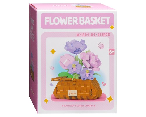 Конструктор "Цветочная мечта" (418 дет.) в коробке