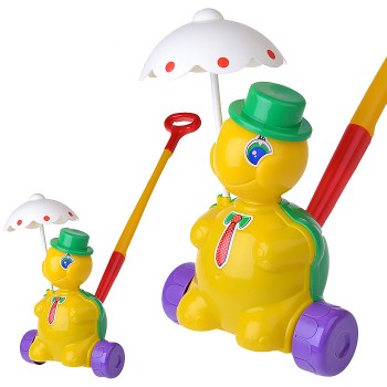 Каталка "Черепашка Тортила с ручкой" 3637