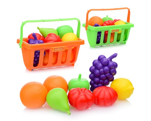 Набор продуктов с корзинкой №2 (9 элементов) (в сеточке)